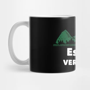 Mountain Sunset Flying Birds Outdoor Essex Vermont Mug